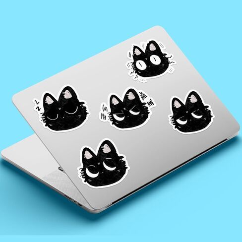 (3pcs) البقاء Pawsitive Kawaii Dog Cat Stickers 3 '' 'ملصق مائي للكمبيوتر المحمول Kindle Water Bottle Stanley Cuper Journaling in Kuwait
