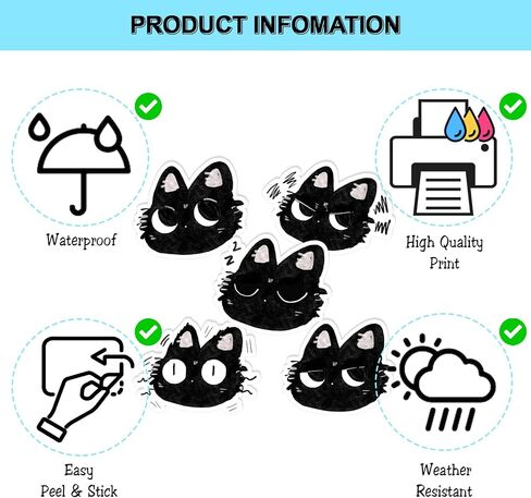 (3pcs) البقاء Pawsitive Kawaii Dog Cat Stickers 3 '' 'ملصق مائي للكمبيوتر المحمول Kindle Water Bottle Stanley Cuper Journaling in Kuwait