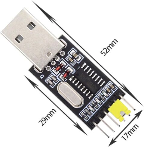 Cy USB2.0 Type-A إلى TTL Converter UART STC MODULE المبرمج التسلسلي CH340G CH340 3.3V 5V محول استبدال PL-2303 in Kuwait