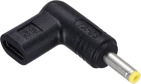 MECCANIXITY USB 3.1 Type-C Female to DC Male Adapter, 15V Type C to DC35135 3.5x1.35mm Elbow Adapter for PD Power Bank PD Source Notebook Laptop Tablet in Saudi Arabia