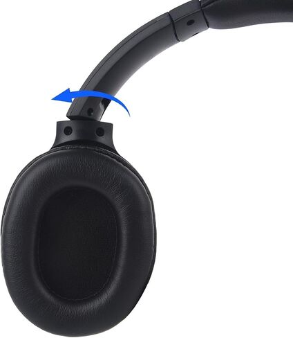 WODASEN K1 2-Pin Over Ear Headset with Boom Mic Single Overhead Radio Headphones Braided Earpiece for UV-5R UV-82HP BF-888S BF-F8HP AR-152 AR-5 UV-89 UV-S9 RT17 RT21 RT27 NX-1200 NX-1300 (Single-Ear) in Saudi Arabia