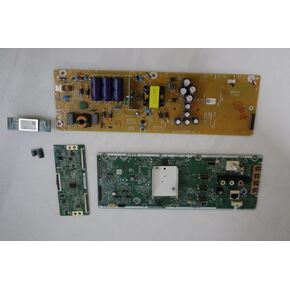 Television Repair Kit for Philips 55PFL5766/F7 with TV Main Board + Power Supply + TCon + Cables