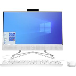 HP 2023 21.5 inch AIO Desktop, Intel Celeron J4025 Processor, Intel UHD Graphics 600, 8 GB RAM, 256 GB PCIe SSD, Windows 11 Home, White, Z&O Accessories