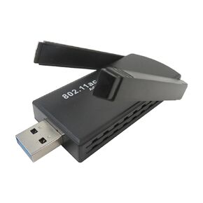USB WiFi-Adapter for Desktop PC, AC1300Mbps USB 3.0 WiFi Dual Band 5G/2.4G Wireless Network Adapter, WiFi Dongle for Windows 11/10/8/7/ Mac OS 10.9-10.15 by BLUE ELF