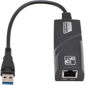 USB Ethernet Adapter, Ultra Speed USB 3.0 to RJ45 Adapter, USB 3.0 to Ethernet Network Adapter Compatible with OS X Linux, 10 100 1000Mbps Speed