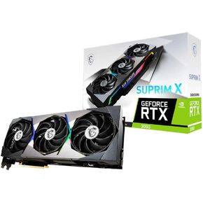 MSI Gaming GeForce RTX 3090 24GB GDRR6X 384-Bit HDMI/DP 1875 MHz Ampere Architecture OC Graphics Card (RTX 3090 Suprim X 24G)