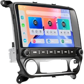 Dasaita 11.6" Car Stereo for Chevrolet Silverado GMC Sierra 2014-2019, Wireless CarPlay, Android Auto, QLED Touch Screen, Android 13 Head Unit, 6GB RAM 64GB ROM, FM/AM Radio