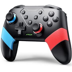 وحدات تحكم مفتاح Voyee متوافقة مع Switch/Lite/OLED ، برمجة اللاسلكية Pro Controller مع التحكم في الحركة ، الاهتزاز ، الاستيقاظ ، توربو ، لقطة شاشة