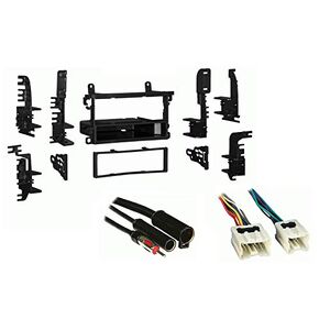 Harmony Audio Compatible with Nissan Pathfinder SE 2003 2004 Single DIN Stereo Harness Radio Install Dash Kit