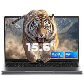 جهاز كمبيوتر محمول Acemagic LX15 ، جهاز كمبيوتر محمول بنظام Windows 11 Pro 15.6 بوصة مع معالج Intel N97 ، ذاكرة الوصول العشوائي 8GB DDR4 ، 256 جيجابايت SSD ، شاشة 1080p FHD ، WIFI 5 ، Bluetooth 5.0 ، USB 3.2 ، Type-C Patter ، 38WH بطارية طويلة الأمد.
