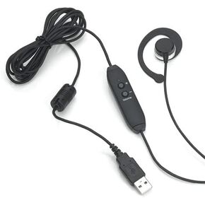 VEC Single Ear USB Headset with volume control