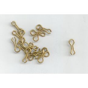 #1 BRASS SINKER WIRE EYE FOR THE DO-IT MOLDS 100 PER PACK