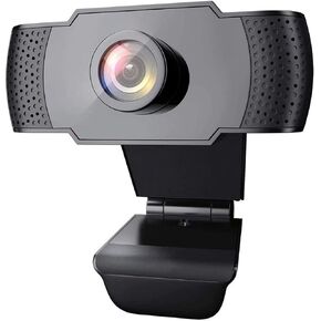 Webcam with Microphone, 1080P HD, Plug & Play, for Video Conferencing, Recording, and Streaming, USB Computer Web Cam, Laptop, Desktop, Gaming PC, Mac, Skype, YouTube, Zoom, Facetime