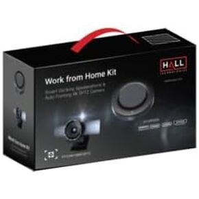 Hall Technologies HT-WFH-KIT (Work for Home Kit - 4K AI Enabled, Auto Framing Camera, and Smart Docking Speakerphone)