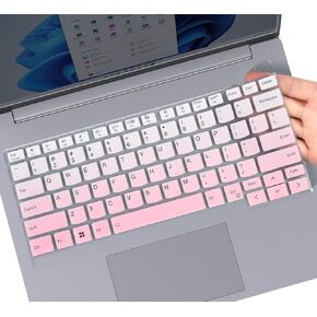 CaseBuy Keyboard Cover for 2025-2023 Lenovo ThinkBook 14 G6 G7 14-inch Laptop, ThinkBook 14 Gen 6/7 Keyboard Protector Skin -Ombre Pink