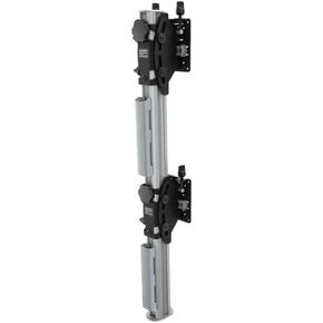Atdec FREESTANDING Heavy Duty Dual Vertical Monitor Mount for Two Super ULTRAWIDE DISP