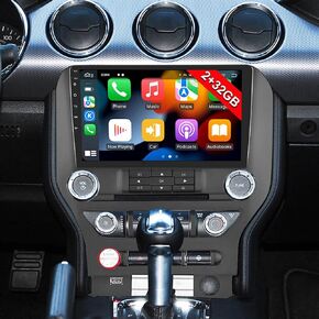 32G Android 13 Car Stereo Radio GPS Navi Carplay Compatible for Ford for Mustang 2015 2016 2017 2018 2019 2020 2021