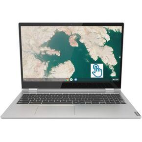 Lenovo C340 15.6" FHD LED-Backlit Touch-Screen 2-in-1 Chromebook, Intel Pentium Gold 4417U, 4GB Memory, 64GB eMMC Flash Memory, Wireless-AC, Bluetooth, USB 3.1 Type C, Webcam, Media Reader, Chrome OS