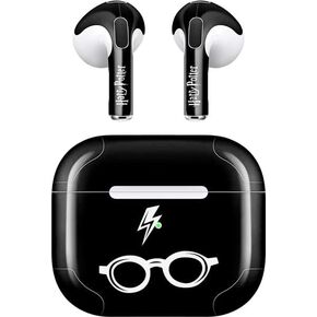 Skinit Decal Audio Skin Compatible with Apple AirPods (3rd Gen, 2021) - Officially Licensed Warner Bros Harry Potter Scar and Glasses Design