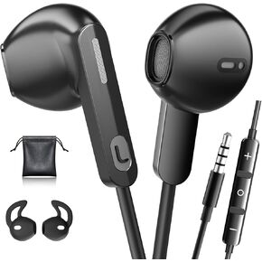 USB C Headphones Wired for iPhone 16 Pro Max/iPhone 15 Earphones for Samsung Galaxy S25/S24/S23 Ultra, in Ear Phones with Stereo Microphone Volume Control USB C Wired Earbuds for Google Pixel 9 8