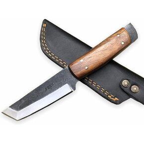 Perkin PK800 Hunting Knife With Sheath Fixed Blade Knife