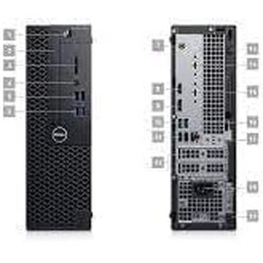 Dell OptiPlex 3070 Small Form Factor Intel Core i5-9500 4.4GHz Turbo 16GB RAM 500GB NVMe Win 11 Pro (Renewed)