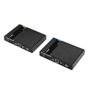 gofanco USB KVM and HDMI 2.0 Over CAT6 / CAT7 Extender – 230ft Extension, 4K @60Hz HDMI Video, 2X USB Keyboard/Mouse, Near Zero Latency, HDMI Loopout, Audio Extraction, ESD Protection (KVMHD20Ext)