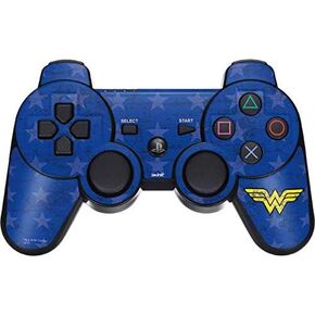 Skinit Decal Gaming Skin for PS3 Dual Shock Wireless Controller - Officially Licensed Warner Bros Wonder Woman Emblem Design
