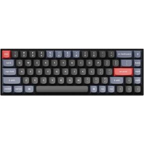 Keychron K6 Pro QMK/VIA Wireless Mechanical Keyboard, Hot-Swappable Custom Programmable Macro Wired Keyboard with Keychron K Pro Red Switch, White Backlit, PBT Keycaps for Mac Windows Linux