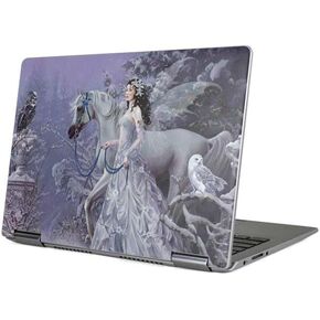 Skinit Decal Laptop Skin Compatible with Yoga 710 14in - Originally Designed Fairy with Horse in Snow by Nene Thomas Design