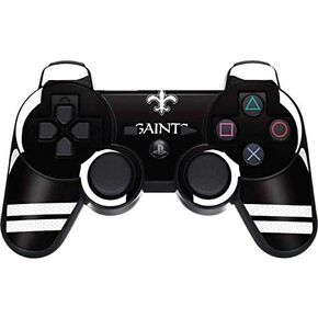 Skinit Decal Gaming Skin Compatible with PS3 Dual Shock Wireless Controller - Officially Licensed NFL New Orleans Saints Shutout Design