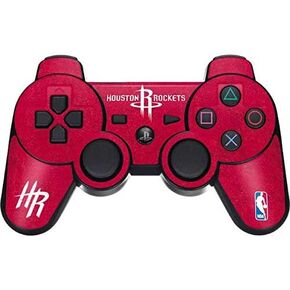 Skinit Decal Gaming Skin for PS3 Dual Shock Wireless Controller - Officially Licensed NBA Houston Rockets Distressed Design