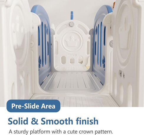 Legendstone Toddler Slide Kids Slide, Freestanding Climber Slide Playset,Baby Slide Indoor and Outdoor Playground for Boys & Girls (Blue+Yellow) in Kuwait