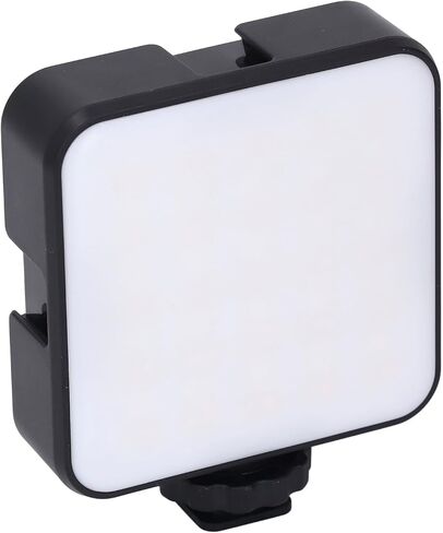 ضوء فيديو RGB ، ضوء الكاميرا LED مع 3 حوامل أحذية باردة 1/4in ثقب المسمار ، 3000 إلى 6500K إضاءة محمولة كاملة اللون مع تأثيرات FX للتصوير الفوتوغرافي (أبيض) in Kuwait