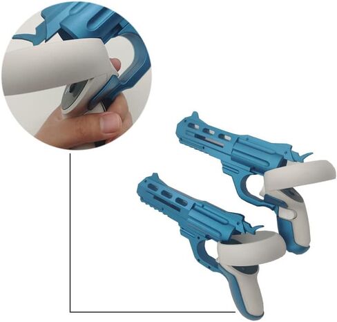 VR Controller Games Accessories Equipment for Oculus Quest 2 VR Game Gun for Oculus Quest 2 Accessories, P-istol Handle Accessories for FPS Game, Improved Gaming Shooting Experience (DSA2127, Green) in Saudi Arabia