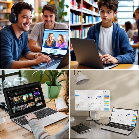 15.6" Laptop, 32GB RAM, 1TB SSD, N95 Quad-Core Processor, up to 3.4GHz, IPS Full HD Screen, 1920x1080, Backlit Keyboard, Win 11 Pro, Fingerprint, WiFi 5, Bluetooth 5.0, Gray in Saudi Arabia