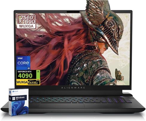 Dell Alienware M18 R2 Gaming Laptop ، NVIDIA RTX 4090 16GB GDDR6 ، Intel I9 14900HX ، 18 "2K QHD+ (2560x1600) in Saudi Arabia