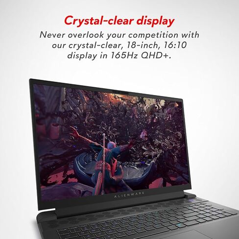 Dell Alienware M18 R2 Gaming Laptop ، NVIDIA RTX 4090 16GB GDDR6 ، Intel I9 14900HX ، 18 "2K QHD+ (2560x1600) in Saudi Arabia