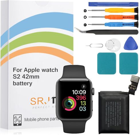 استبدال البطارية لساعة Apple Series 2 38 مم A1757 A1816 A1760 لساعة IWatch الجيل الثاني ذات السعة القياسية تتضمن البطارية مجموعة أدوات إصلاح كاملة in Saudi Arabia