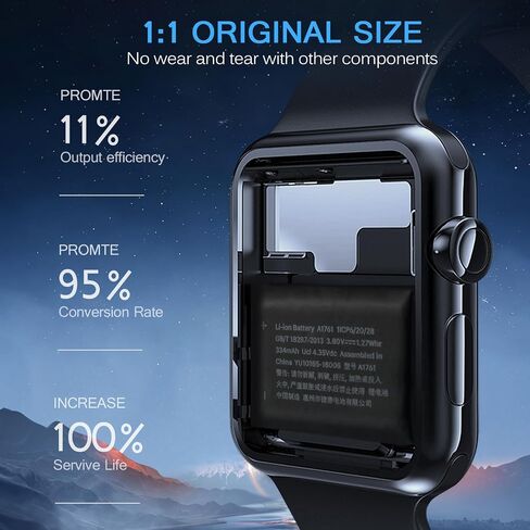 استبدال البطارية لساعة Apple Series 2 38 مم A1757 A1816 A1760 لساعة IWatch الجيل الثاني ذات السعة القياسية تتضمن البطارية مجموعة أدوات إصلاح كاملة in Saudi Arabia