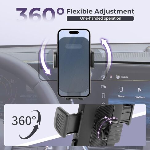 Car Phone Holder Mount Compatible with Nissan Rogue 2021-2025/Altima 19-25/Sentra 20-25 Accessories Custom Screen & Mobile Phone 360°Adjustable Cell Phone Car Decoration Mods Car Mount Tablet(8Inch) in Saudi Arabia