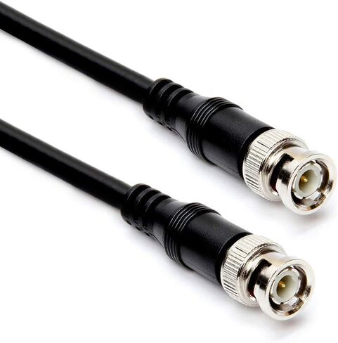 Cmple - BNC Male to BNC Male, RG59u, 75ohm coaxial Cable (Black, 12FT) in Saudi Arabia