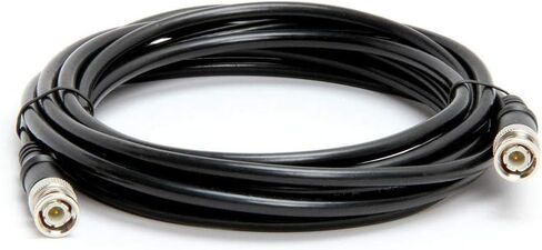 Cmple - BNC Male to BNC Male, RG59u, 75ohm coaxial Cable (Black, 12FT) in Saudi Arabia