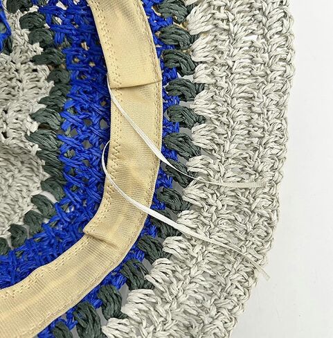 Crochet Bucket Hat Handmade Floral Stripe Fisherman Hat for Women Knit Bucket Hat Crochet Sun Hat Summer Beach Fisherman Cap in Kuwait