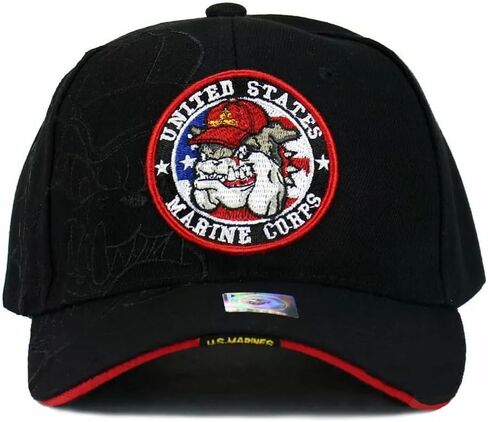 USMC Hat, Marine Corps Hat - Size Adjustable, Officially Licensed, Marine Corps Gifts, USMC Hats for Men, Veteran in Saudi Arabia