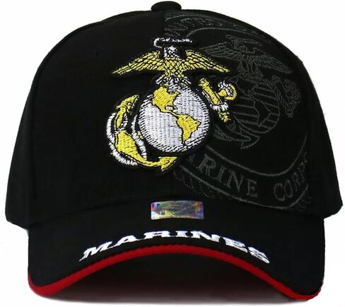 USMC Hat, Marine Corps Hat - Size Adjustable, Officially Licensed, Marine Corps Gifts, USMC Hats for Men, Veteran in Saudi Arabia