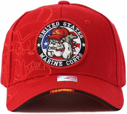 USMC Hat, Marine Corps Hat - Size Adjustable, Officially Licensed, Marine Corps Gifts, USMC Hats for Men, Veteran in Saudi Arabia
