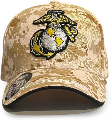 USMC Hat, Marine Corps Hat - Size Adjustable, Officially Licensed, Marine Corps Gifts, USMC Hats for Men, Veteran in Saudi Arabia