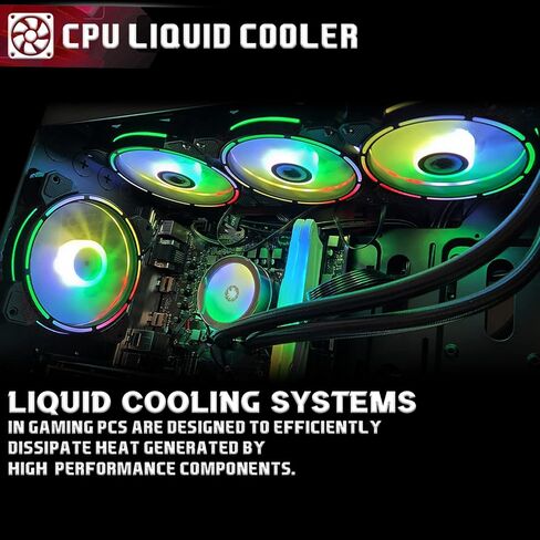 Aurora Max Gaming Tower PC- Intel Core I5 ​​12th Gen ، RTX 3060 12GB 192 بت ، 32 جيجابايت RGB RAM ، 256GB NVME ، 4TB HDD ، RGB مفتاح الماوس ، سماعة الرأس ، تبريد السائل ، كاميرا الويب ، وين 11 in Kuwait