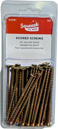 O'Berry Enterprises 3252 Squeeeeek No More Floor Screws 250 per Package (Original Version) (Single Pack) in Saudi Arabia